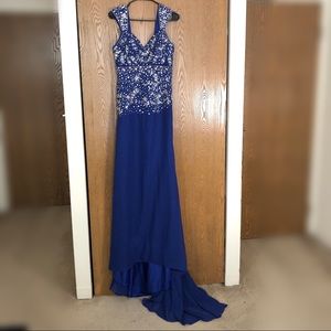 Regal Blue Prom Dress